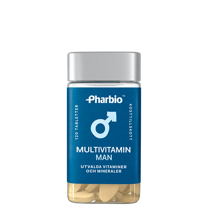 Multivitamin Man 120 tabletter – från Pharbio – 104 kr – hos Bodystore