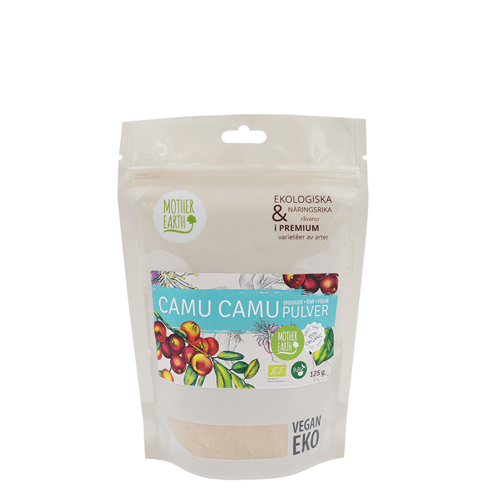 Camu Camupulver Raw Ekologisk 125 g från Mother Earth – köp hos Bodystore