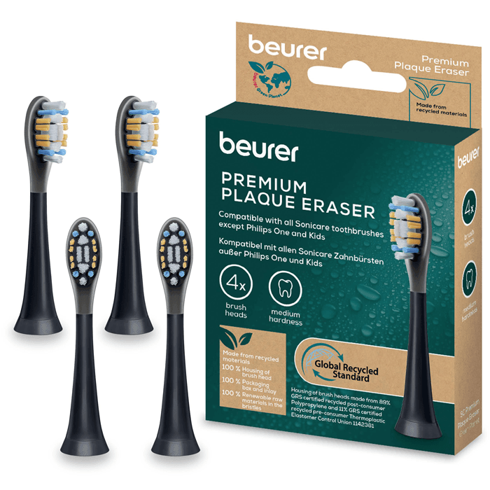 SC Plaque Eraser Borsthuvuden 4-pack – från Beurer – 299 kr – hos Bodystore