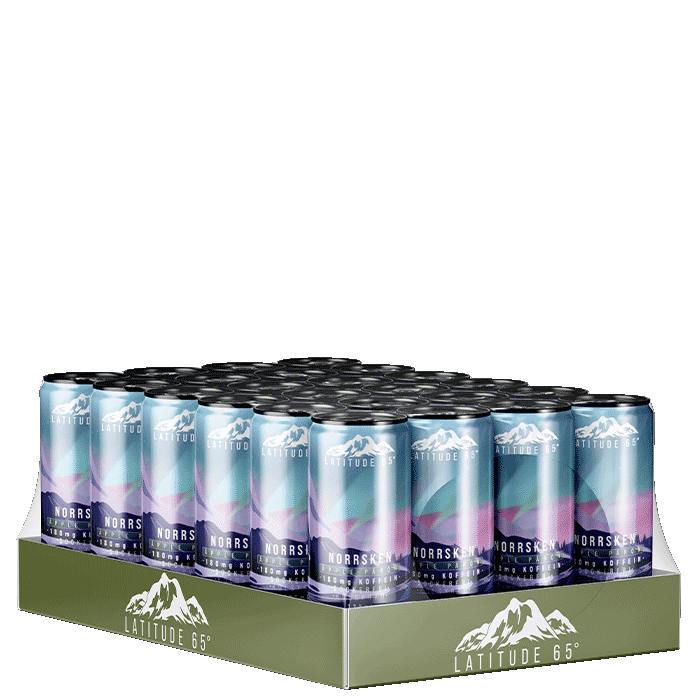 24 x Latitude 65 Energidryck 330 ml – från Latitude 65 – 399 kr – hos Bodystore