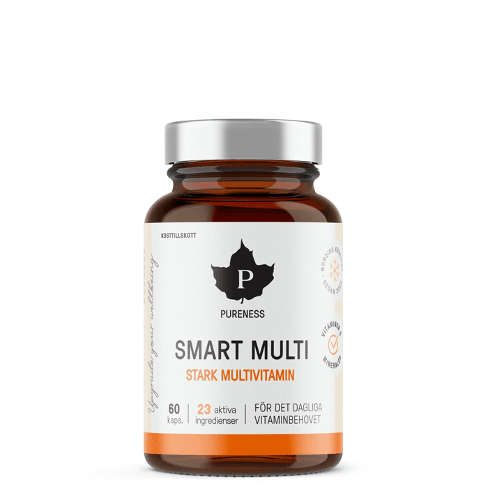 Smart Multivitamin 60 kapslar – från Pureness – 215 kr – hos Bodystore