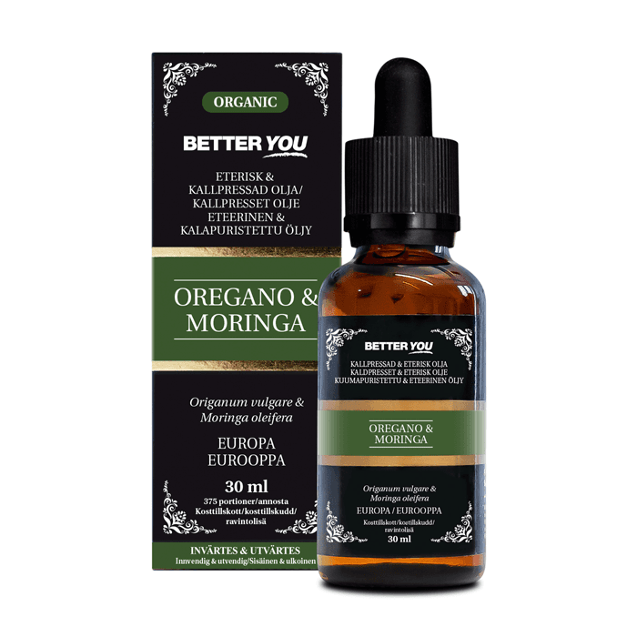 Oregano & Moringa Olja 30 ml – från Better You – 219 kr – hos Bodystore