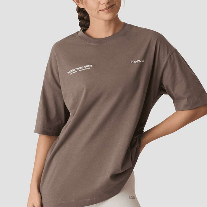 Everyday Oversize T-shirt Grå – från ICANIWILL – 499 kr – hos Bodystore