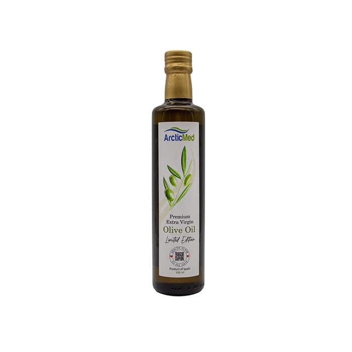 Högkvalitativ Extra Virgin Olivolja 500 ml – från ArcticMed – 349 kr – hos Bodystore