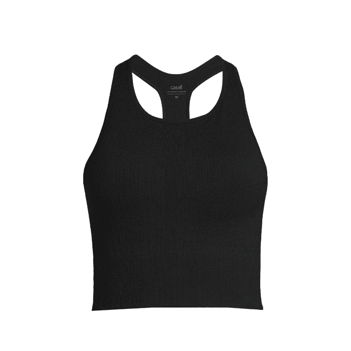 Multi Rib Seamless Padded Sports Top, Black – från Casall Sportswear – 399 kr – hos Bodystore