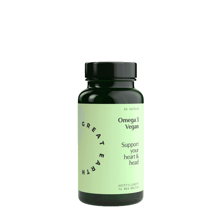 Omega 3 Vegan 60 kapslar från Great Earth – köp hos Bodystore