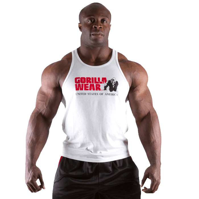 Classic Tank Top, white – från Gorilla Wear – 299 kr – hos Bodystore