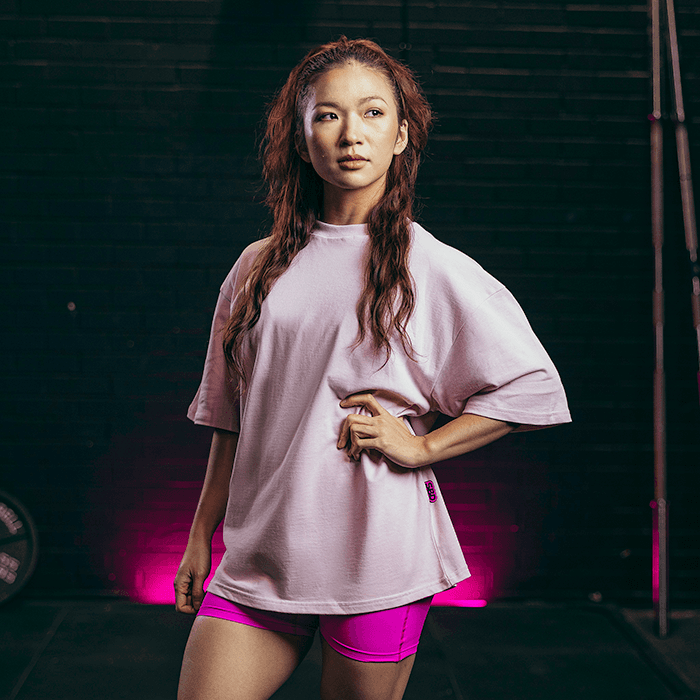 Nova Oversized T‑shirt Unisex Ljusrosa – från SBD Apparel – 549 kr – hos Bodystore