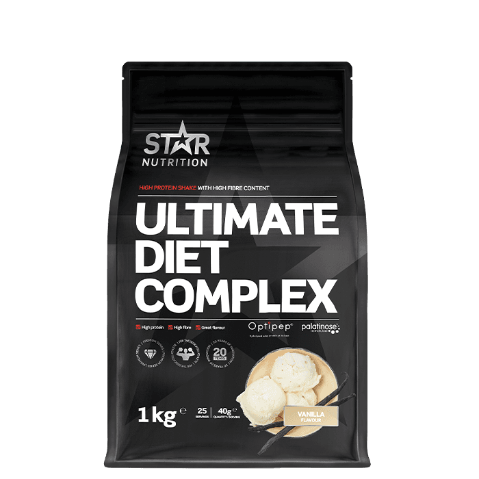 Ultimate Diet Complex Måltidsersättning 1 kg – från Star Nutrition – 399 kr – hos Bodystore