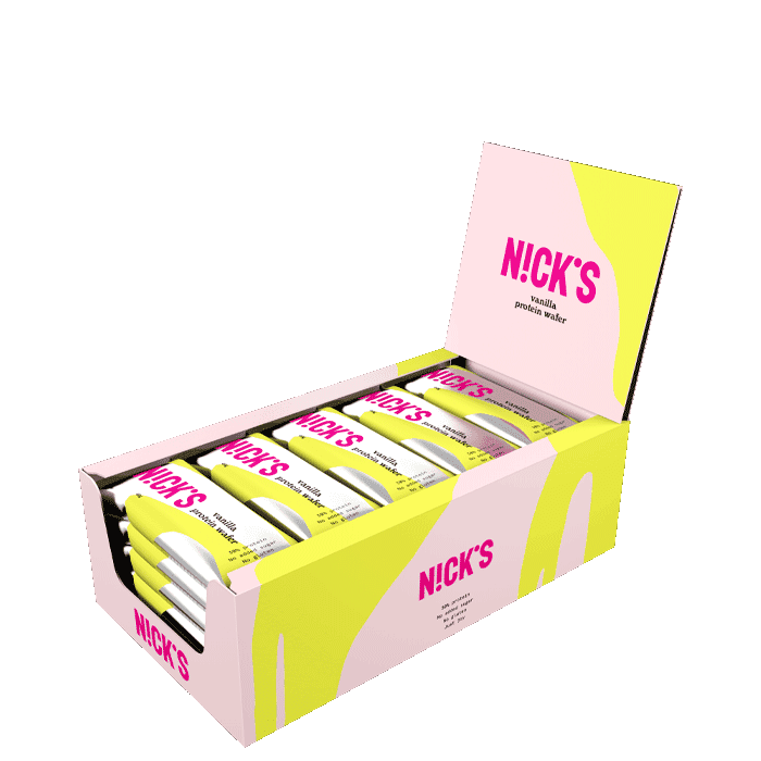 24 x NICKS Protein Wafer 40 g – från Nicks – 384 kr – hos Bodystore