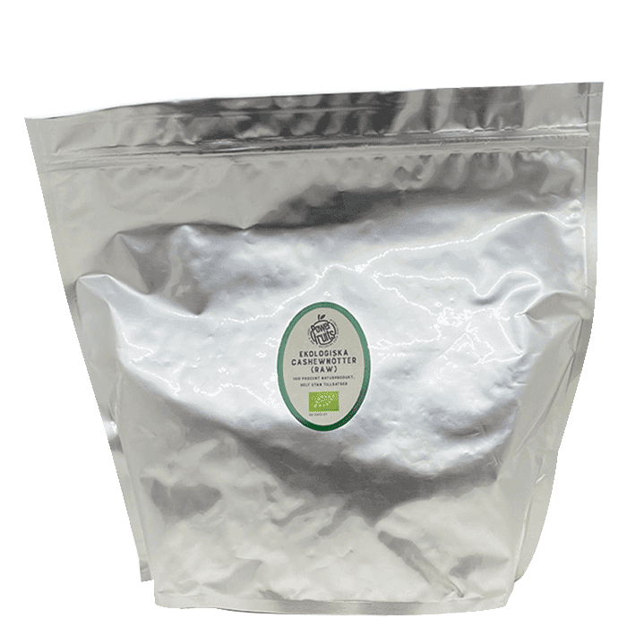 Ekologiska Cashewnötter 2 kg – från Powerfruits – 567 kr – hos Bodystore