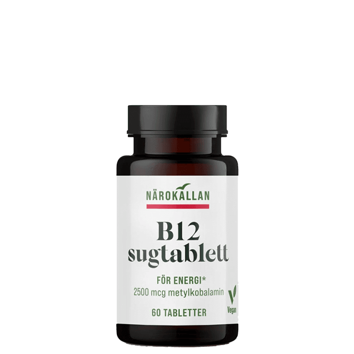 B12 60 sugtabletter från Närokällan – köp hos Bodystore