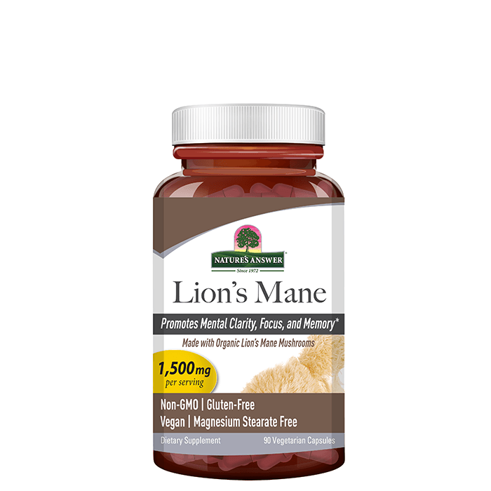 Lions Mane 90 kapslar – från NATURES ANSWER – 329 kr – hos Bodystore