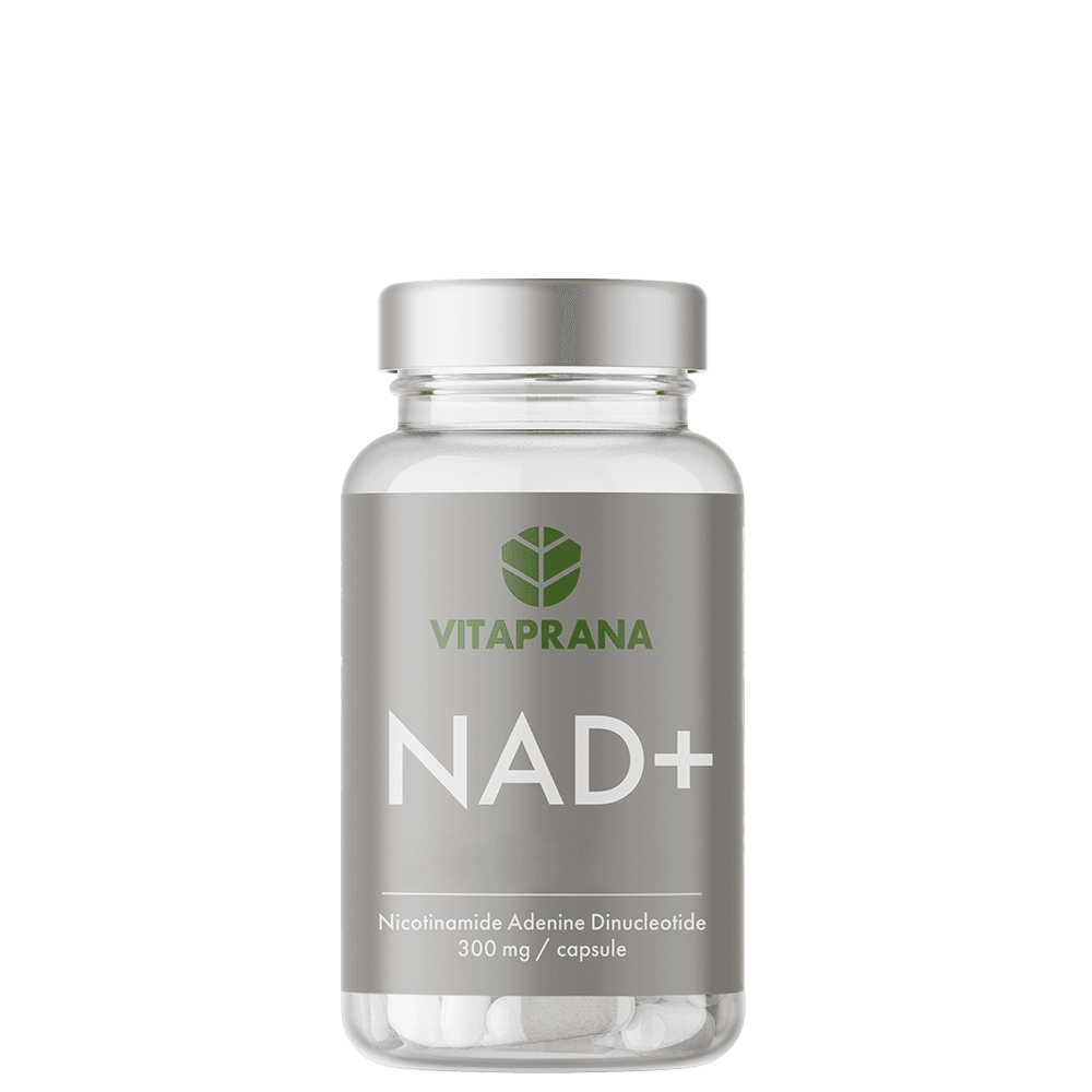 NAD+ 300 mg Högkoncentrerad 30 kapslar – från Vitaprana – 199 kr – hos Bodystore