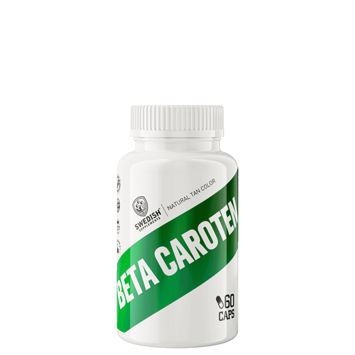 Betakaroten 60 kapslar – från Swedish Supplements – 199 kr – hos Bodystore