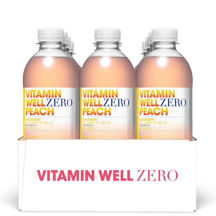 12 x Vitamin Well Zero Vitamindryck 500 ml – från Vitamin Well – 239 kr – hos Bodystore