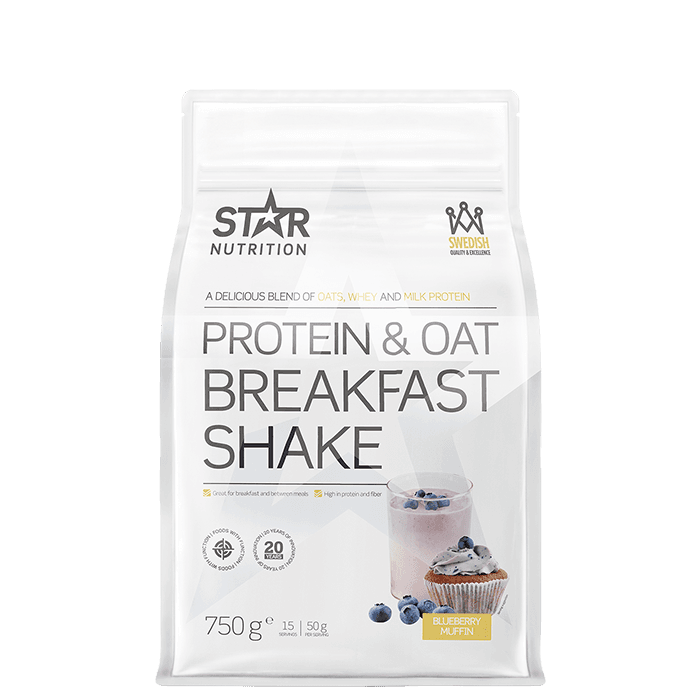 Protein & Oat Breakfast Måltidsersättnings Shake 750 g – från Star Nutrition – 199 kr – hos Bodystore