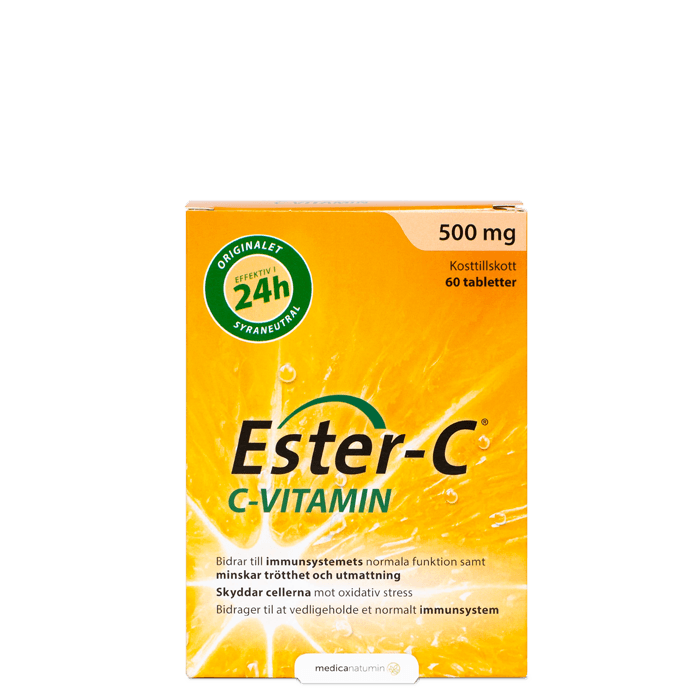 C-Vitamin 500 mg 60 tabletter – från Ester-C – 149 kr – hos Bodystore