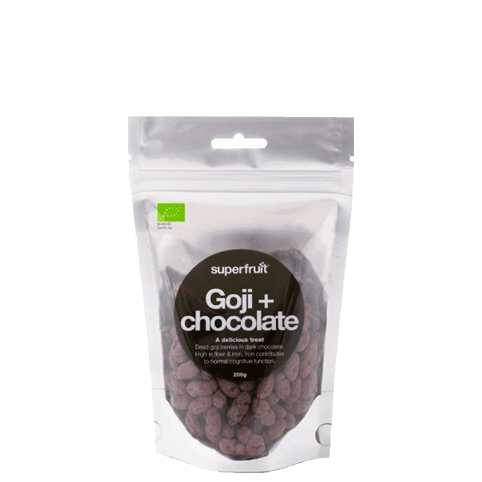 Gojibär Choklad EKO 200 g från Superfruit – köp hos Bodystore