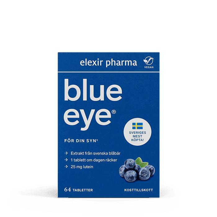 Blue Eye Blåbärsextrakt 64 tabletter från Elexir Pharma – köp hos Bodystore