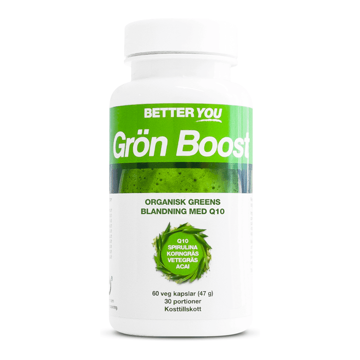 Grön Boost Kapslar 60 kapslar från Better You – köp hos Bodystore