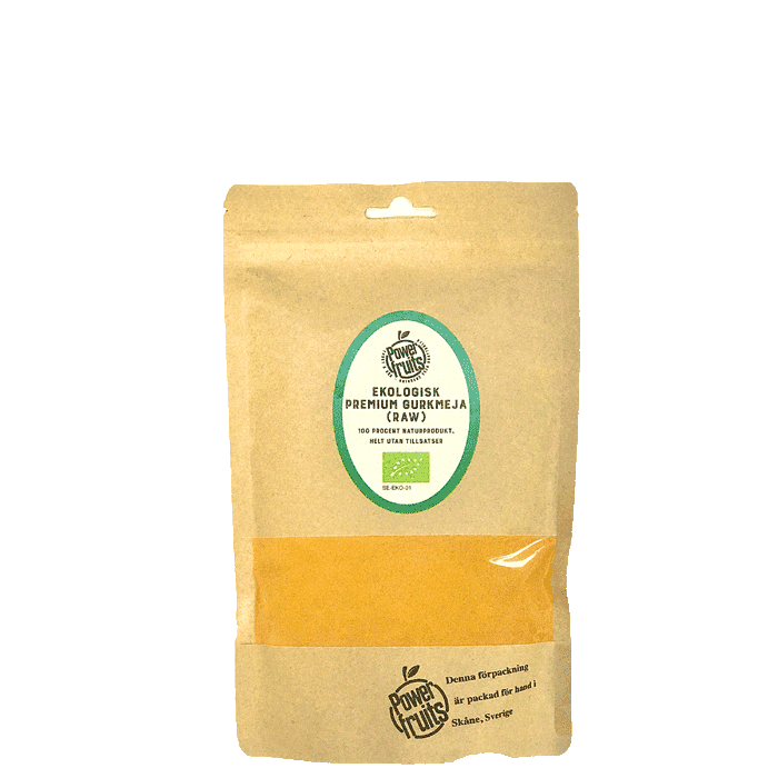 Ekologisk Gurkmeja Premium 250 g – från Powerfruits – 80 kr – hos Bodystore