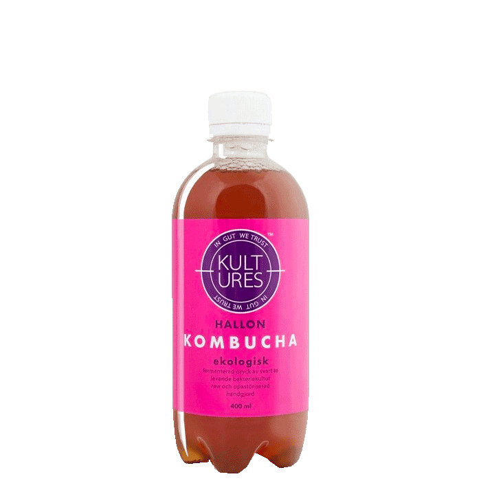 Kultures Kombucha Raspberry, 400 ml – från Kultures – 32 kr – hos Bodystore