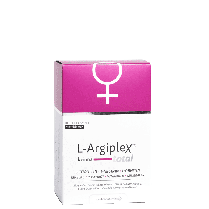 L-Argiplex Total Kvinna, 90 kapslar – från L-Argiplex – 309 kr – hos Bodystore
