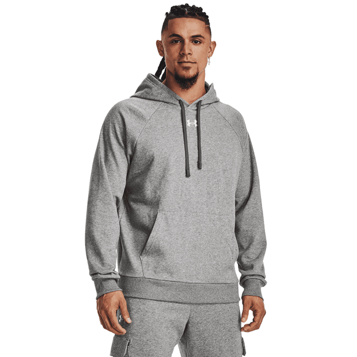 Rival Fleece Hoodie Grå – från Under Armour – 524 kr – hos Bodystore