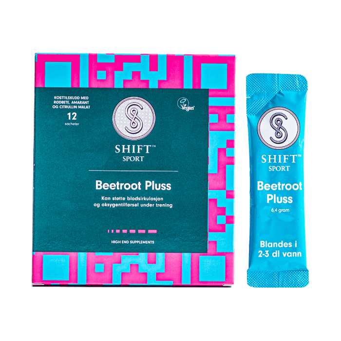 Beetroot Pluss Doseringspåsar 12 st – från SHIFT SPORT – 283 kr – hos Bodystore