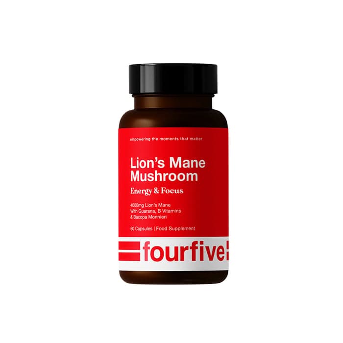 Lions Mane Energy & Focus 60 kapslar – från fourfive – 359 kr – hos Bodystore