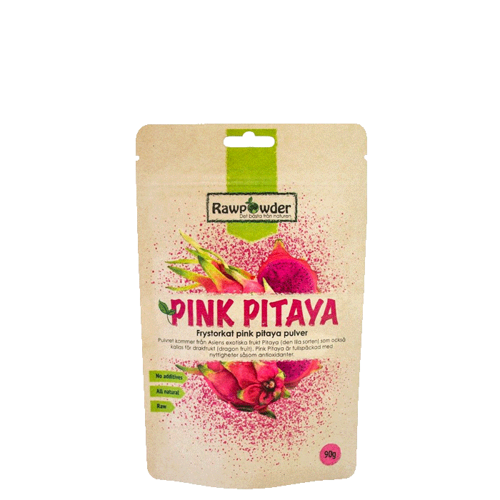 Pink Pitaya Pulver 90 g – från Rawpowder – 111 kr – hos Bodystore