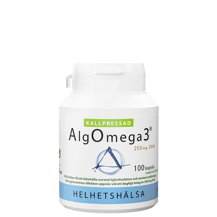 AlgOmega3® Kallpressad 100 kapslar från Helhetshälsa – köp hos Bodystore
