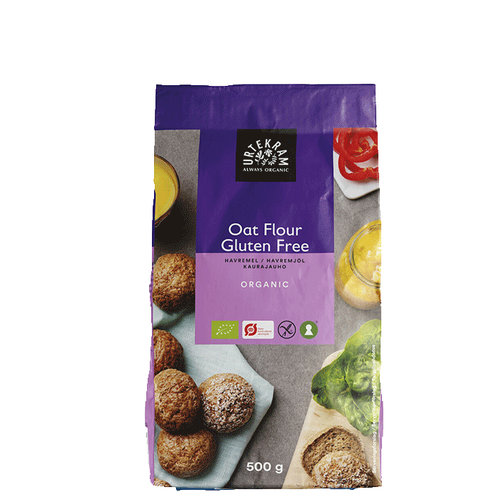 Havremjöl Glutenfri 500 g – från Urtekram – 39 kr – hos Bodystore