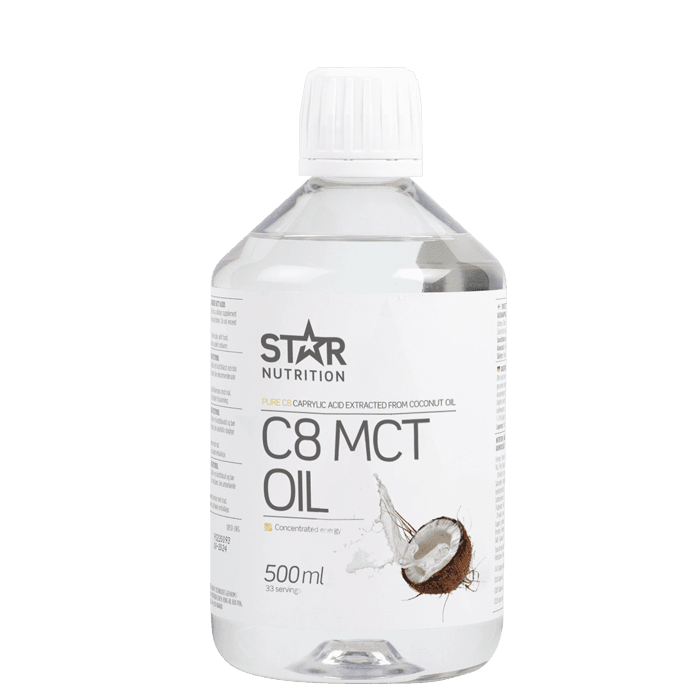 C8 MCT Olja 500 ml – från Star Nutrition – 229 kr – hos Bodystore