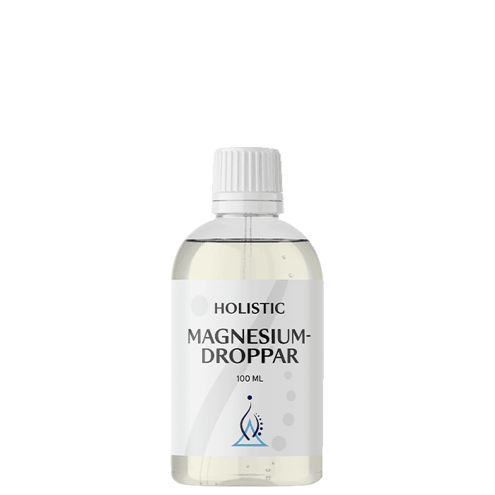 Magnesiumdroppar 100 ml – från Holistic – 273 kr – hos Bodystore