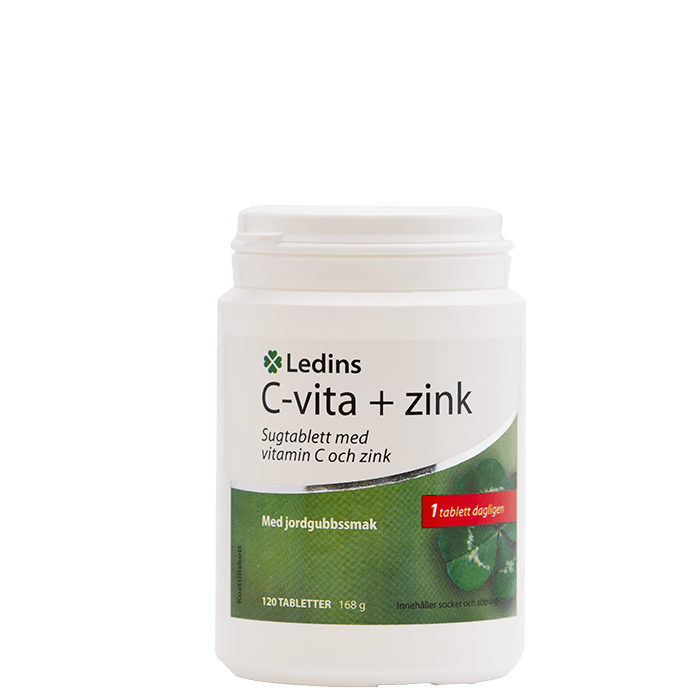 C-Vitamin och Zink 120 tabletter från Ledins – köp hos Bodystore