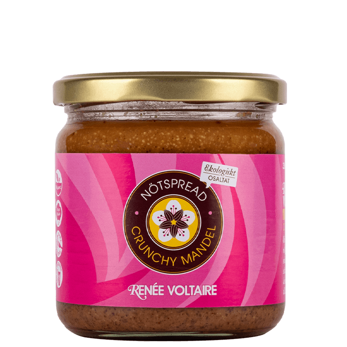 Nötsmör Crunchy Mandel 330 g – från Renée Voltaire – 149 kr – hos Bodystore