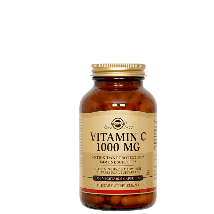 Vitamin C 1000 mg 100 vegitabiliska kapslar – från Solgar – 252 kr – hos Bodystore