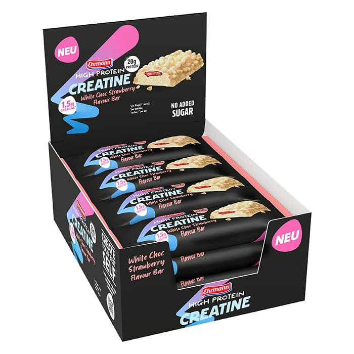 12 x Ehrmann High Protein Creatine Bar 60 g – från Ehrmann – 319 kr – hos Bodystore