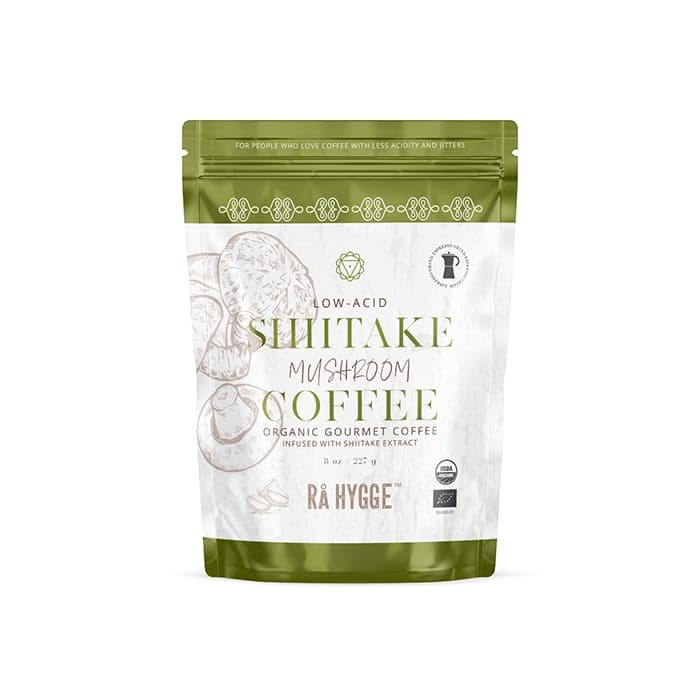 Lågsyrlig Shiitake specialkaffe Espressomald EKO 227g – från Rå Hygge – 179 kr – hos Bodystore