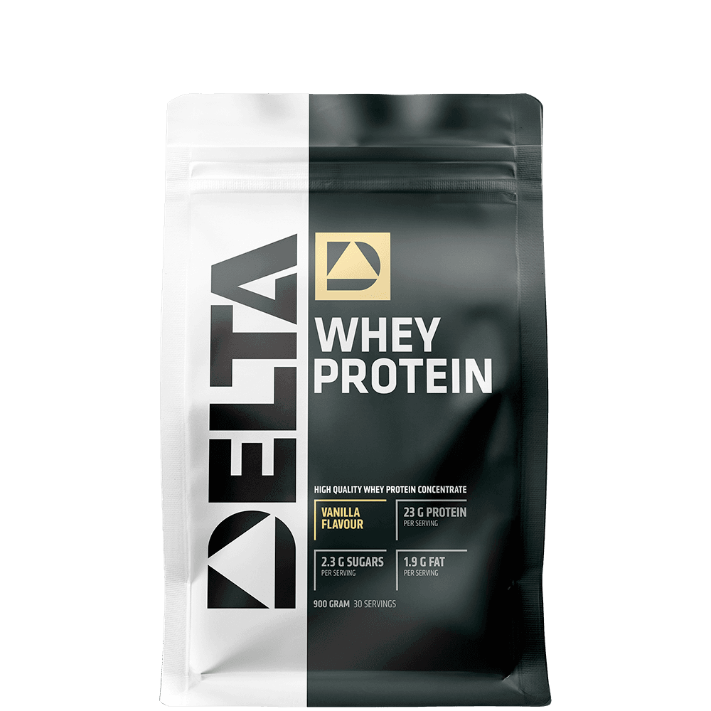Whey protein 900 g – från Delta Nutrition – 379 kr – hos Bodystore