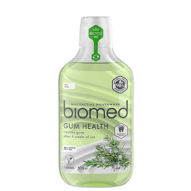 Munskölj Friskt Tandkött 500 ml – från Biomed – 99 kr – hos Bodystore