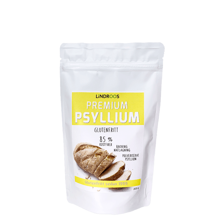 Premium Psyllium 200 g – från Lindroos – 69 kr – hos Bodystore