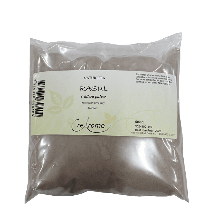 Rasul tvållerapulver 500 gram – från Crearome – 95 kr – hos Bodystore