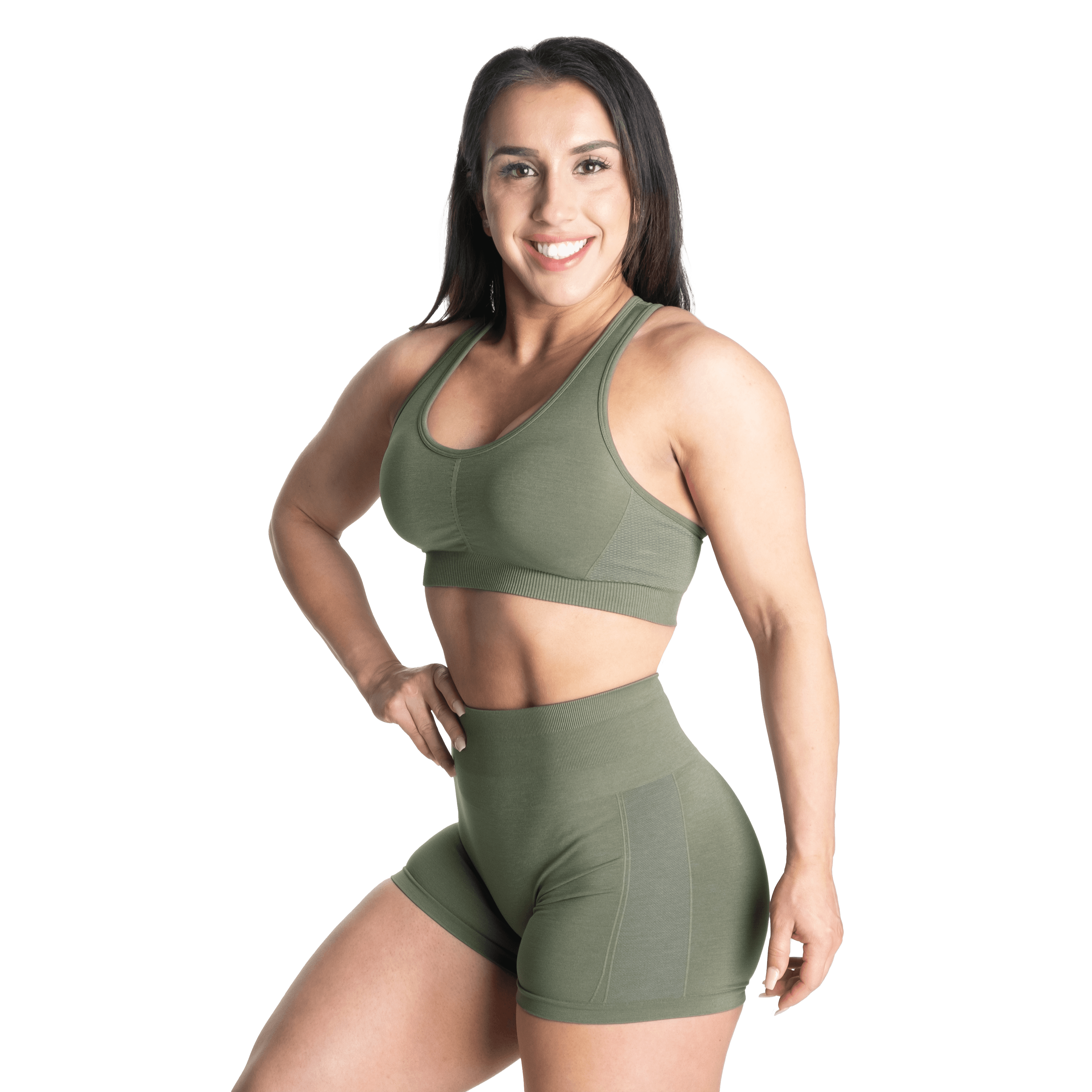 Scrunch Sports Bra, Washed Green – från Better Bodies – 180 kr – hos Bodystore