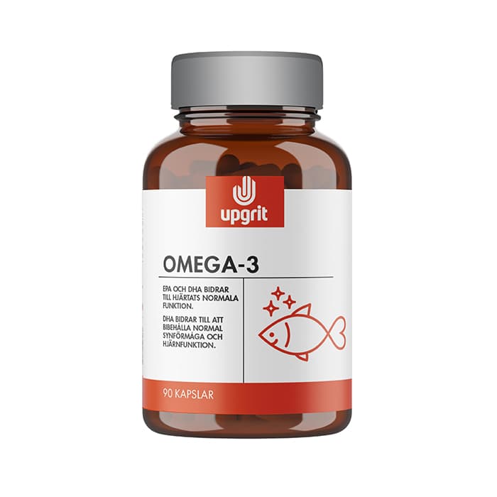 Omega-3 90 kapslar – från Upgrit – 275 kr – hos Bodystore