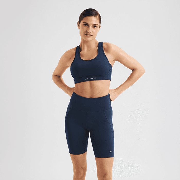 Flattering Sport‑BH Mesh Indigo – från Röhnisch – 499 kr – hos Bodystore