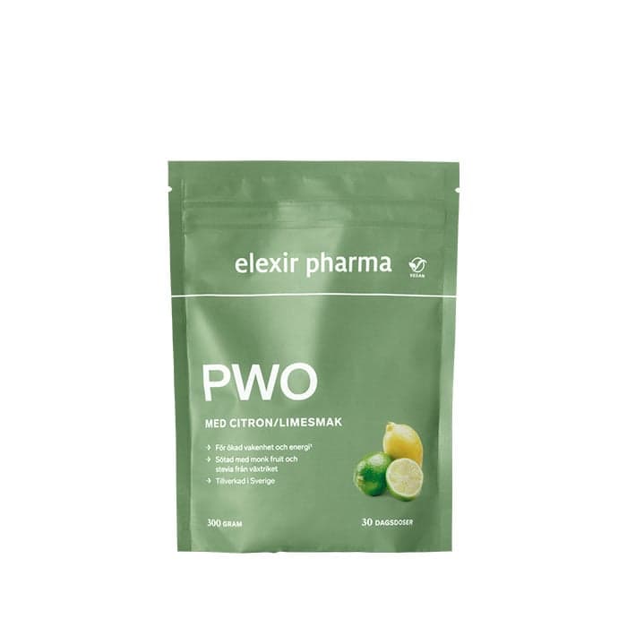 PWO Citron/Lime 300 gram – från Elexir Pharma – 255 kr – hos Bodystore