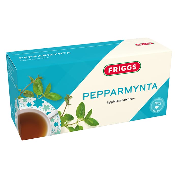 Örtte Pepparmint 25 st – från Friggs Health Food – 29 kr – hos Bodystore